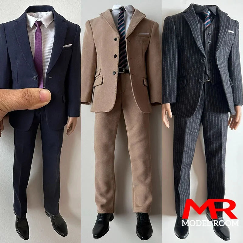 1/6 Scale Male Business Suit – Western-Style Formal Outfit for 12" Action Figure Dolls