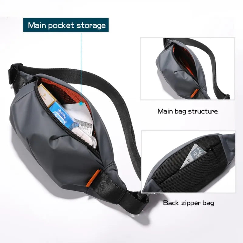 Multifunctional Waist Bag for Men - Belt Pack for Outdoor Travel and Sports, Fashionable Fanny Pack for Men and Women