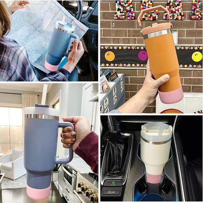 7.5cm Silicone Bottom Sleeve Cover – Fits Stanley 40oz, 30oz, 20oz Tumblers & Water Bottles