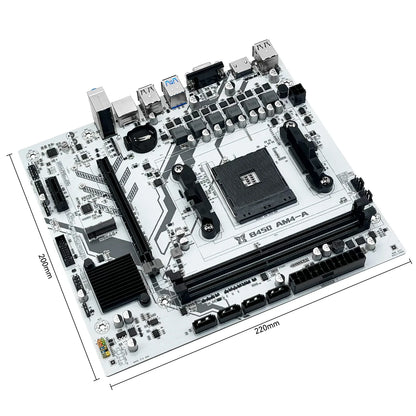 MACHINIST B450 Motherboard - AMD AM4 Mainboard with Dual-Channel DDR4 & M.2 NVME Support for Ryzen 5500/5600/5600G CPU