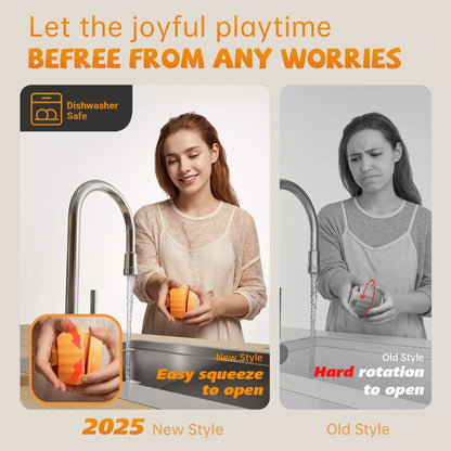 Interactive Silicone Dog Treat Mold Toy – Boredom Relief & Frozen Enrichment Chew Toy for Puppies and Dogs
