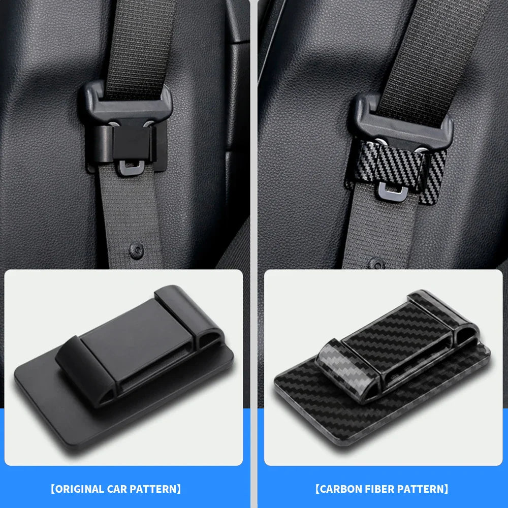 Car Seat Belt Limiter Buckle Stopper: Safety Belt Adjusting Clip with Non-Slip Spacing Limit Device - Fixed Buckle Accessories