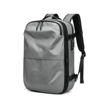 Men's Travel Backpack – Vacuum Compression, 17-Inch Laptop Backpack, Large Capacity Business & School Backpack, Expanded Hiking Bag