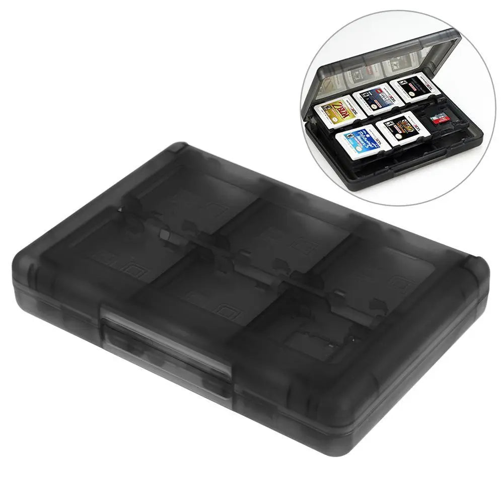 28-in-1 Game Card Case – Cartridge Storage Box for Nintendo 3DS, DSi, DS Lite & DS Consoles