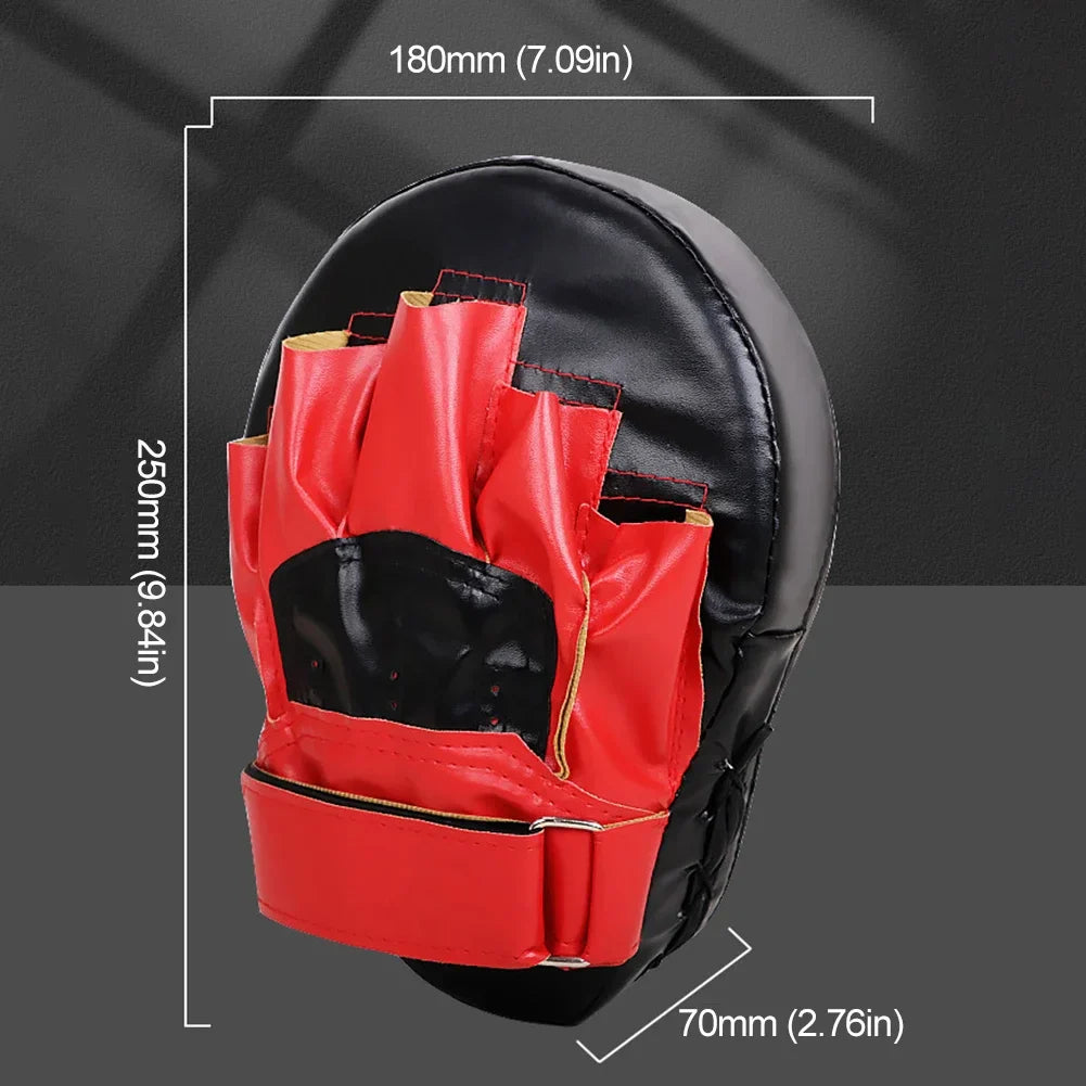 Kickboxing Gloves Pad - PU Leather Punch Target Bag for MMA, Karate, Muay Thai, Sanda & Free Fight Training for Adults & Kids
