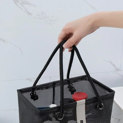 Large Capacity Cosmetic Bag - Portable Travel Wash Handbag, Transparent Shower Makeup Pouch, Unisex Toiletries Organizer