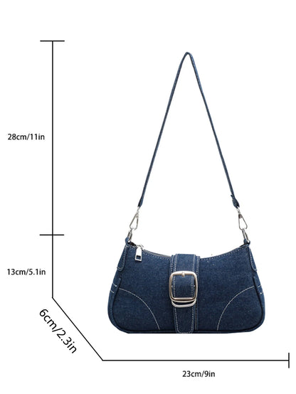 Small Design Jeans Cross-Shoulder Bag – Women's New Canvas Shoulder Bag