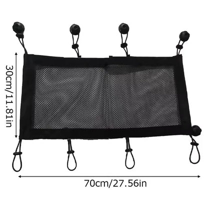 8-Hole Socket Cable Management Net – Under-Desk Cord Organizer Mesh for Flexible Wire and Cable Storage