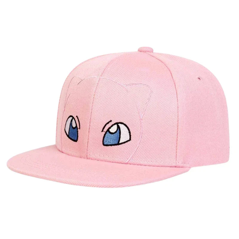 Pokemon Embroidered Baseball Cap - Adjustable Anime Sun Hat for Kids and Fans