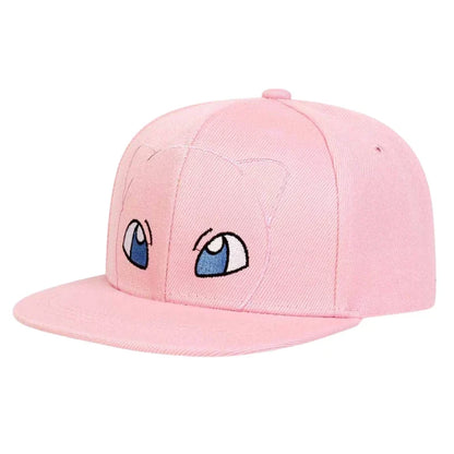 Pokemon Embroidered Baseball Cap - Adjustable Anime Sun Hat for Kids and Fans