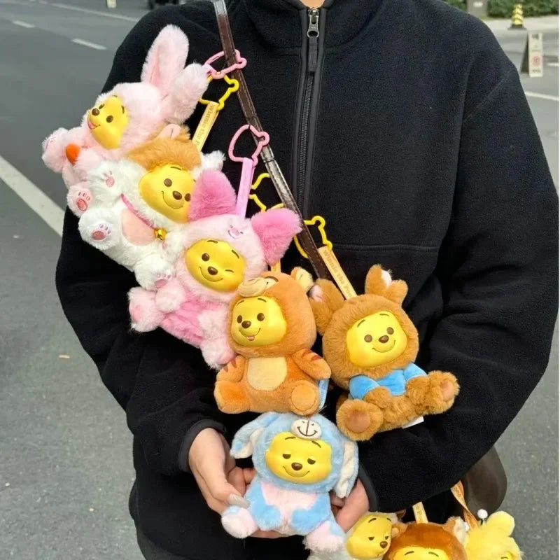 Disney Winnie the Pooh Naughty Party Blind Box – Vinyl Plush Pooh Bear Pendant & Surprise Toy