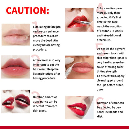BB Lips Ampoule Serum Starter Set – Semi-Permanent Tinted Lip Gloss, Moisturizing & Long-Lasting Lip Care with Free Shipping