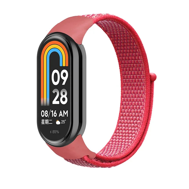 Sport Nylon Loop Strap for Xiaomi Mi Band 9 8 NFC – Replacement Wristband for Mi Band 7 6 5 4 3