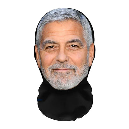 3D Printed Realistic Face Mask - Stretch Mesh Full Head Cosplay Balaclava for Role Play & Hip Hop Costume