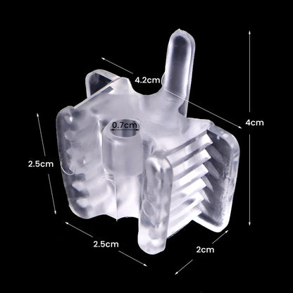 5pcs Dental Mouth Support Saliva Ejector Suction Tips with Occlusal Pad Mouth Opener Retractor