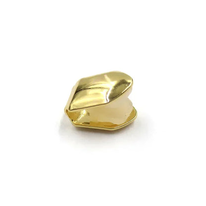 Delysia King Custom Fit Hip Hop Grillz – Single Tooth Cap for Top & Bottom in 4 Colors