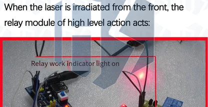 KY-008 650nm Laser Transmitter Module – Laser Sensor Receiver Kit, Non-Modulated Tube Module
