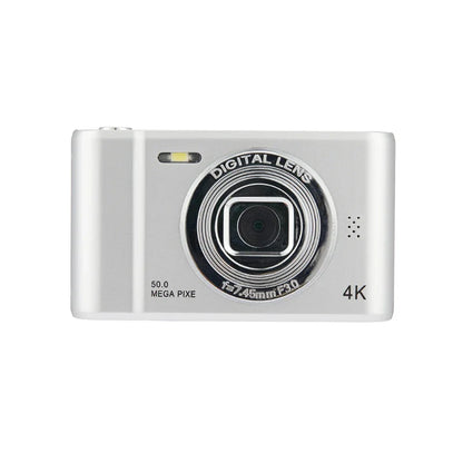 4K Digital Camera – 50MP Travel Selfie Camera with HD Zoom, 2.4-inch Screen, Mini Retro Cam for Kids & Beginners