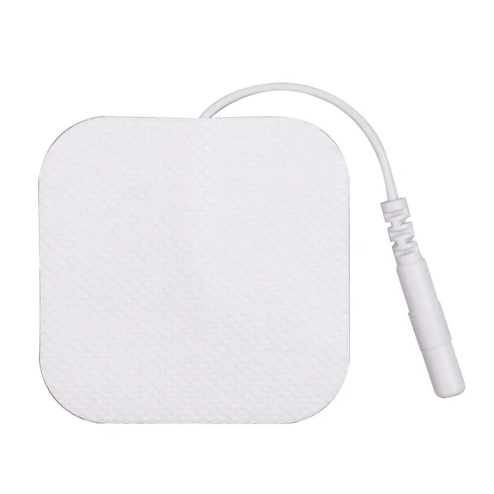 100/50pcs 5x5cm Muscle Stimulator Electrode Pads – Self-Adhesive Non-Woven Replacement for TENS Therapy Machines