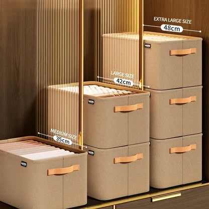 Thick Clothes Organizer Storage Box — Drawer Cabinet for Pants, Sweaters, Jeans, and Wardrobe Clothes