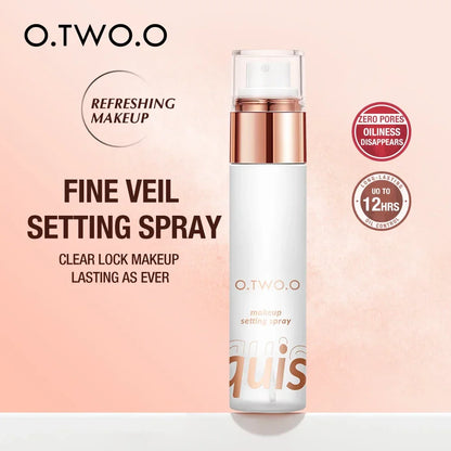 O.TWO.O Makeup Setting Spray – Long-Lasting Moisturizing Finish with Instant Film Formation & Makeup Lock