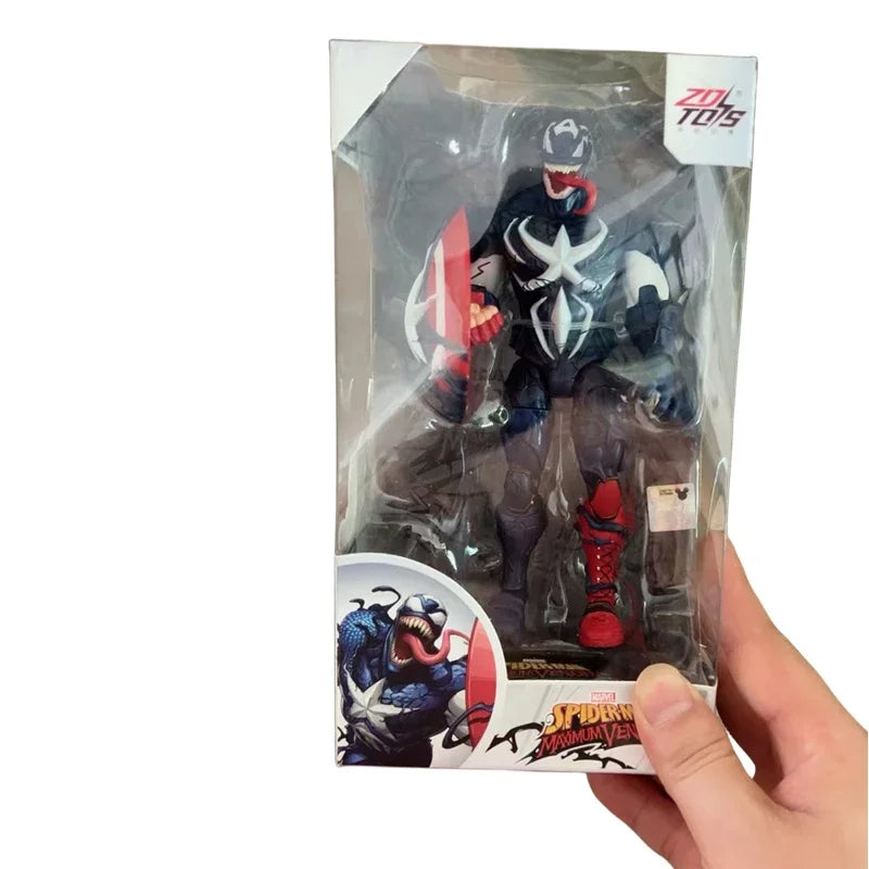 ZD 1/10 Marvel Legends Action Figures – Venom, Spider-Man, Iron Man, Thanos, Captain America, Black Panther Toy