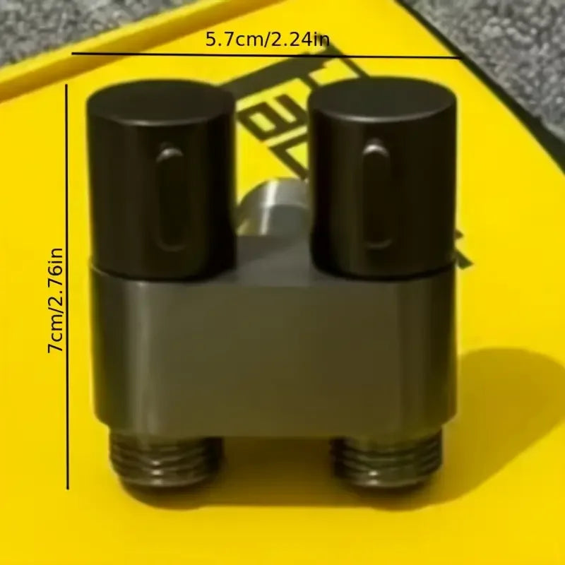 Stainless Steel Double Outlet Angle Valve – High-Flow Shower & Control Valve for Bathrooms & Washing Machines