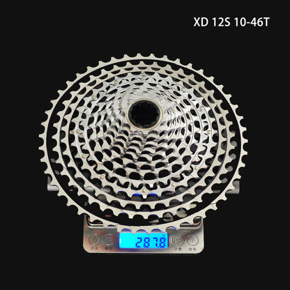 GOLDIX 12-Speed Ultralight MTB Cassette – CNC Sprocket 11-51T/11-46T HG & 10-46T/10-51T XD for Shimano SRAM