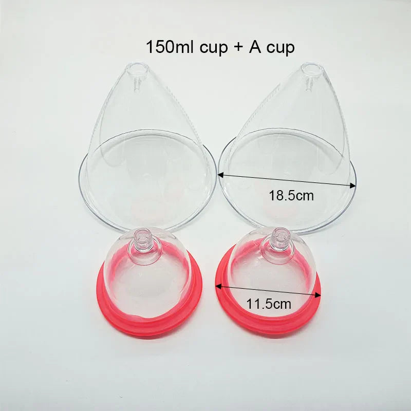 Electric Vacuum Suction Body Massage Device for Chest & Butt Lift, Breast Enhancement & Firming Cupping Therapy Pump System
