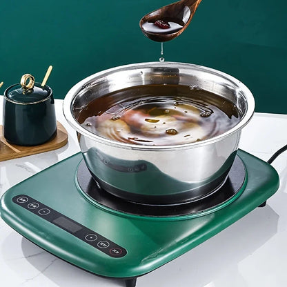 3-Piece Stainless Steel Mixing Bowl & Strainer Set – Multifunctional for Washing, Slicing & Prepping Fruits & Vegetables