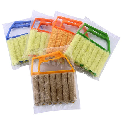 Microfiber Blind Blade Cleaning Cloth and Window Cleaning Brush - Versatile and Washable Cleaner Tool