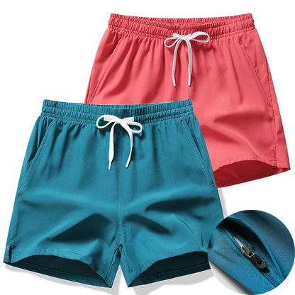 Men’s Gym & Casual Sports Shorts – Lightweight Sweatpants with Pockets for Running, Jogging, Beach & Swimwear