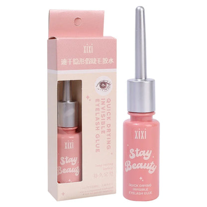 Quick-Dry Invisible Eyelash Glue – Transparent, Waterproof, Self-Adhesive Extension Glue for Natural Fake Eyelashes Makeup