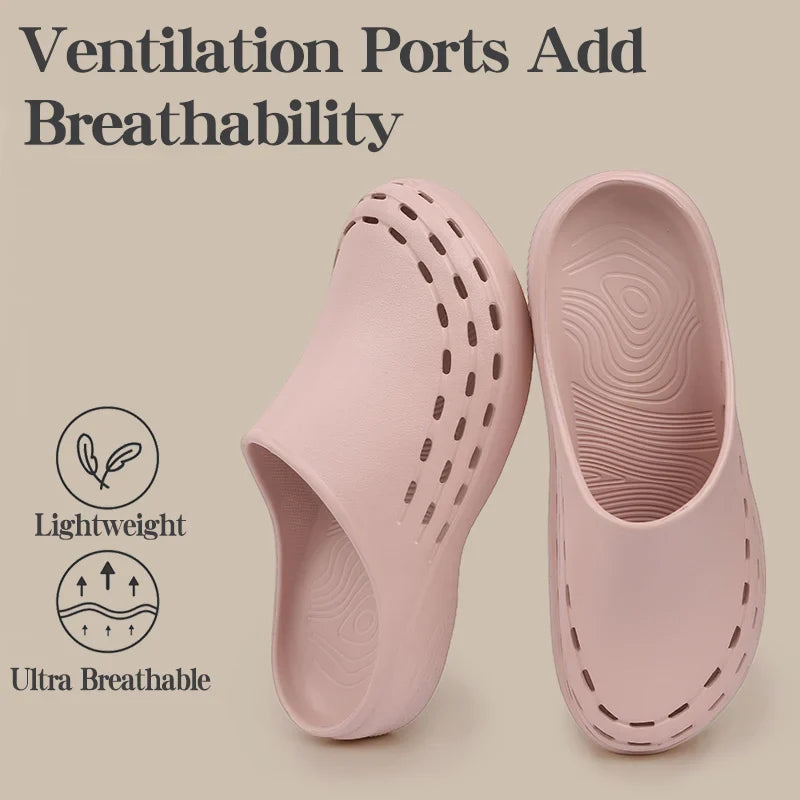 X08 Nursing Scrub Clogs - Comfortable Anti-Slip Waterproof Medical Shoes with Breathable Design for Healthcare Professionals