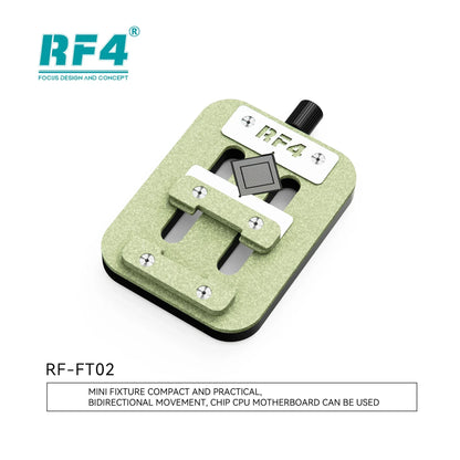 RF4 FT02 Universal PCB Holder – Precision Mainboard Fixture with Adjustable Clamp for IC Chip Repair & Soldering