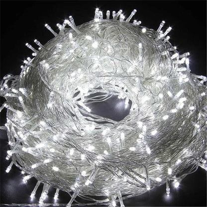 LED Christmas String Lights - 5M–100M Fairy Lights for Patio, Wedding & Holiday Decor