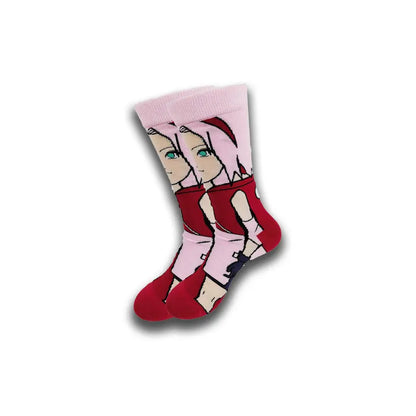 Spring and Autumn Cartoon Movie Character Socks for Men & Women – Funny Fashion High Quality Crew Tube Socks, Unisex Casual Cotton Socks
