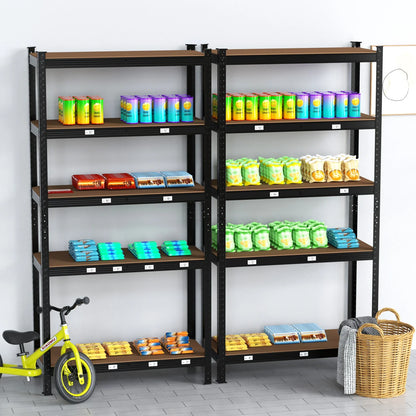 DayPlus 5-Tier Heavy Duty Garage Shelving – Adjustable Storage Unit, 386LBS Load Capacity per Tier, 150-200CM Height