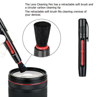 UV, FLD, CPL, ND (ND2/4/8), Star, Yellow Grad, Grey Filter Kit with Cleaning Set — Fits 37mm to 82mm Lenses