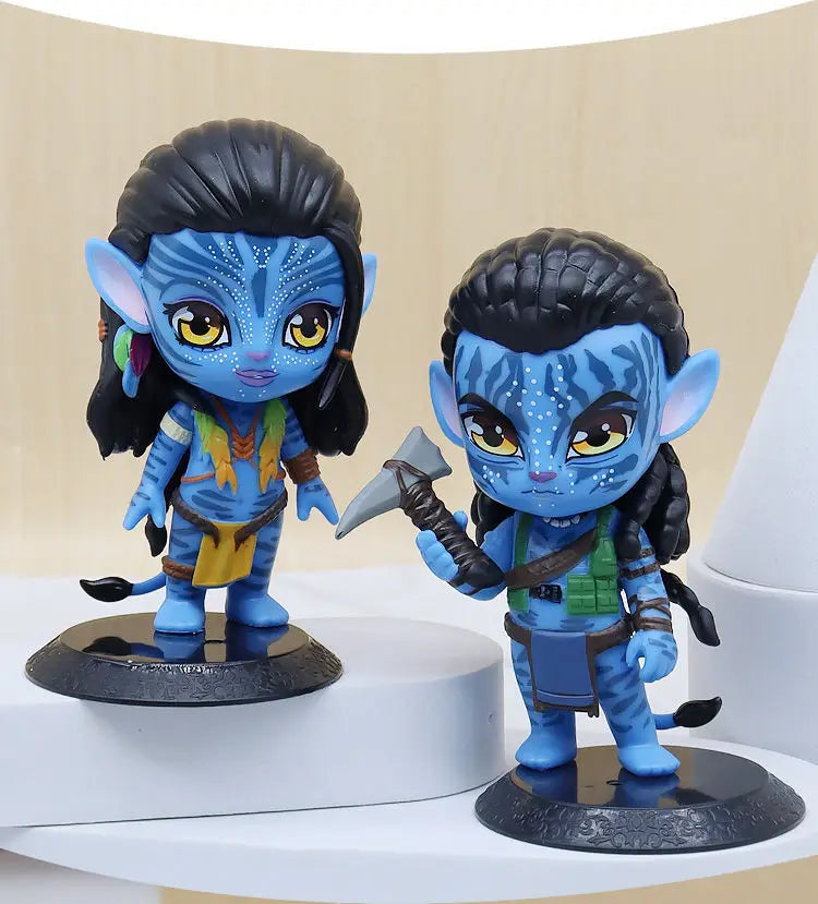 Avatar 2 Neytiri & Jake Sully PVC Figure Toys - 12cm Collectible Model