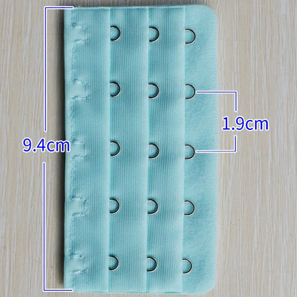 2PCS/4PCS Strap Extender Set – 3-Hook, 5-Row Adjustable Candy Color Bra Extenders for Women