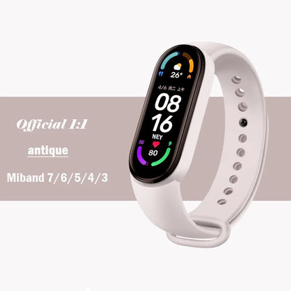 Silicone Strap for Xiaomi Mi Band 3-7 NFC – Sport Replacement Wristband Bracelet