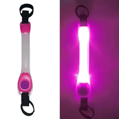 Pet LED Safety Traction Collar – Waterproof Anti-Loss Collar with Multi-Color Flashing Light Pendant for Outdoor Use