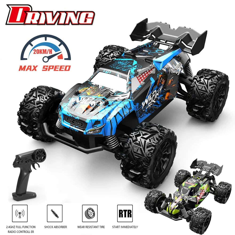 1:20 Off-Road RC Monster Truck — 2.4G High-Speed Remote Control Car | Climbing & Drift Toy for Kids