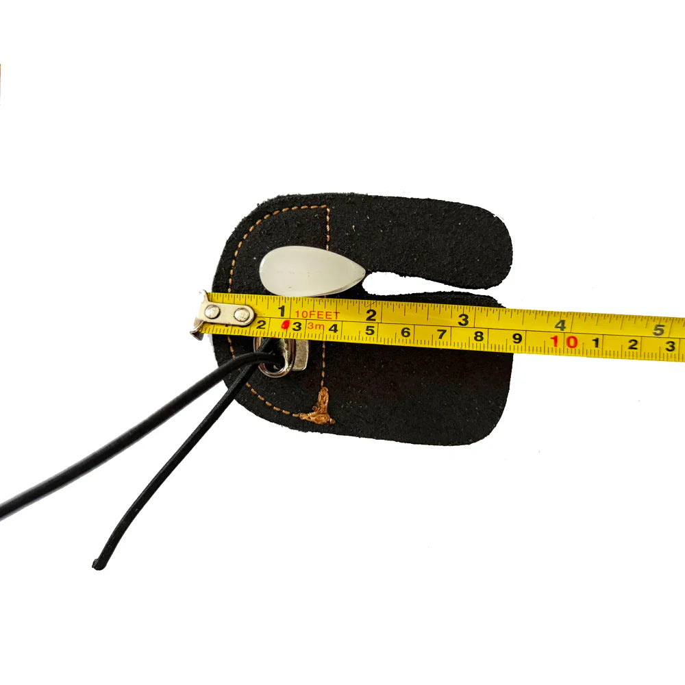 Archery Cowhide Leather Finger Tab – Protective Gear for Recurve Bow