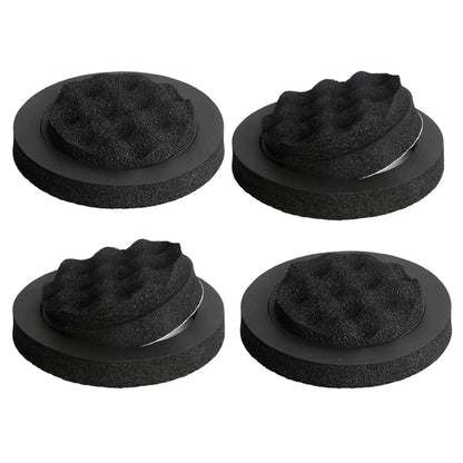 4PCS Car Speaker Sound Insulation Rings - Cotton Bass Door Trim, Soundproof Foam for 4/5/6.5 Inch Speakers, Universal Auto Interior Accessory
