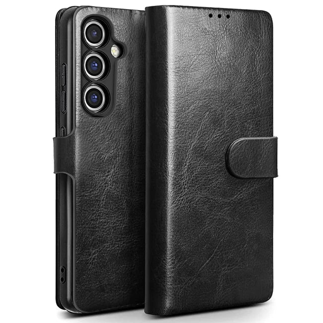 Samsung Galaxy A17–A16–A15–A14–A56–A55–A54–A36–A35–A34–A26–A25–A24 Phone Case - PU Leather Flip Wallet Cover with Card Slots