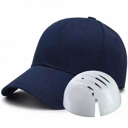 Baseball Hat with PE Liner – Washable Shockproof Protective Helmet Cap | Professional Bumper Baseball Cap, Fashion Accessory