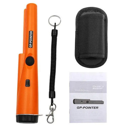 Handheld Metal Detector Pinpointer - Waterproof 360° Scan Treasure Hunting Probe with Anti-Scratch Design