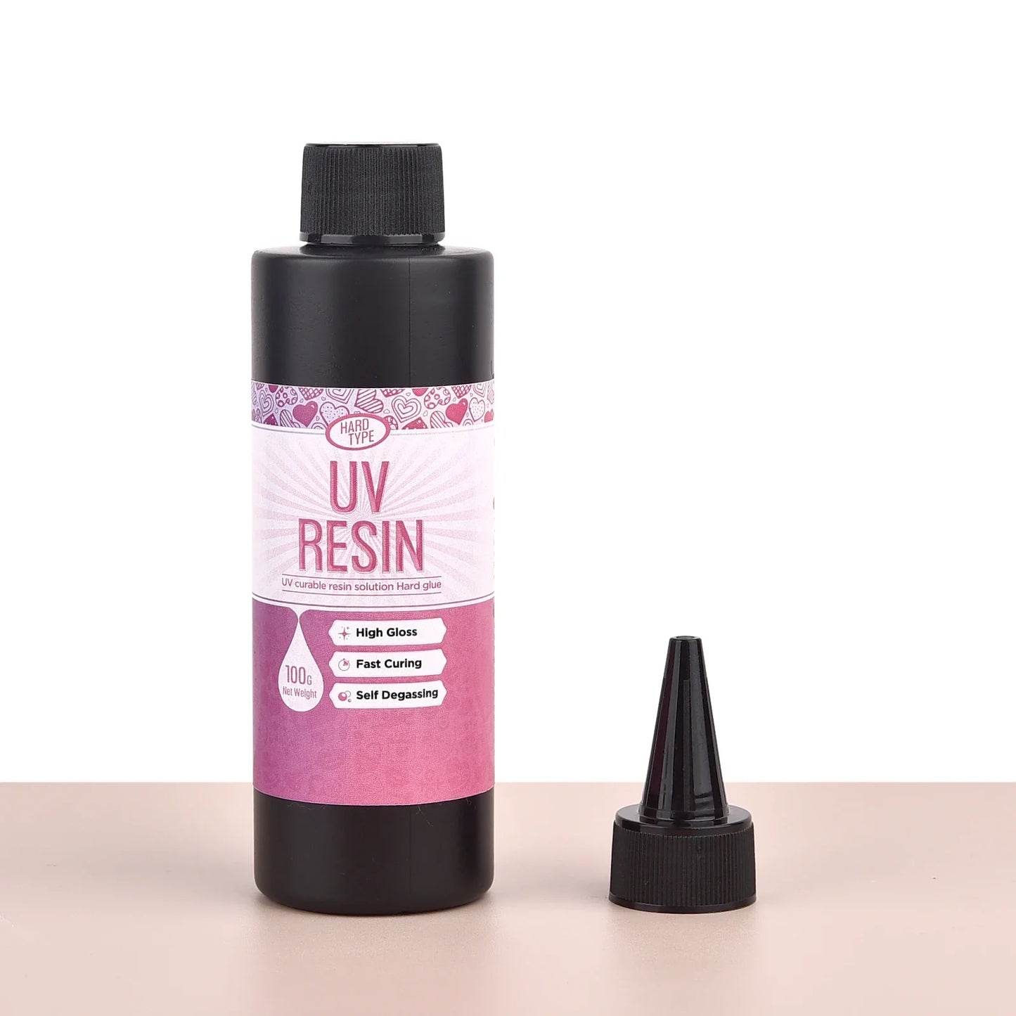 UV Epoxy Resin Glue - High Transparency Fast Drying Hard Resin Adhesive for DIY Jewelry Making & Craft Decor 20g/50g/100g